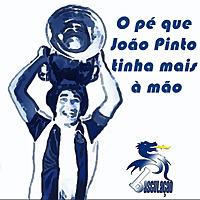 O pé que João Pinto tinha mais à mão