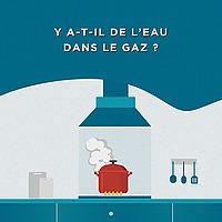 Y a-t-il de l'eau dans le gaz ?