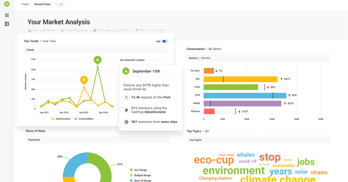 Brandwatch interface