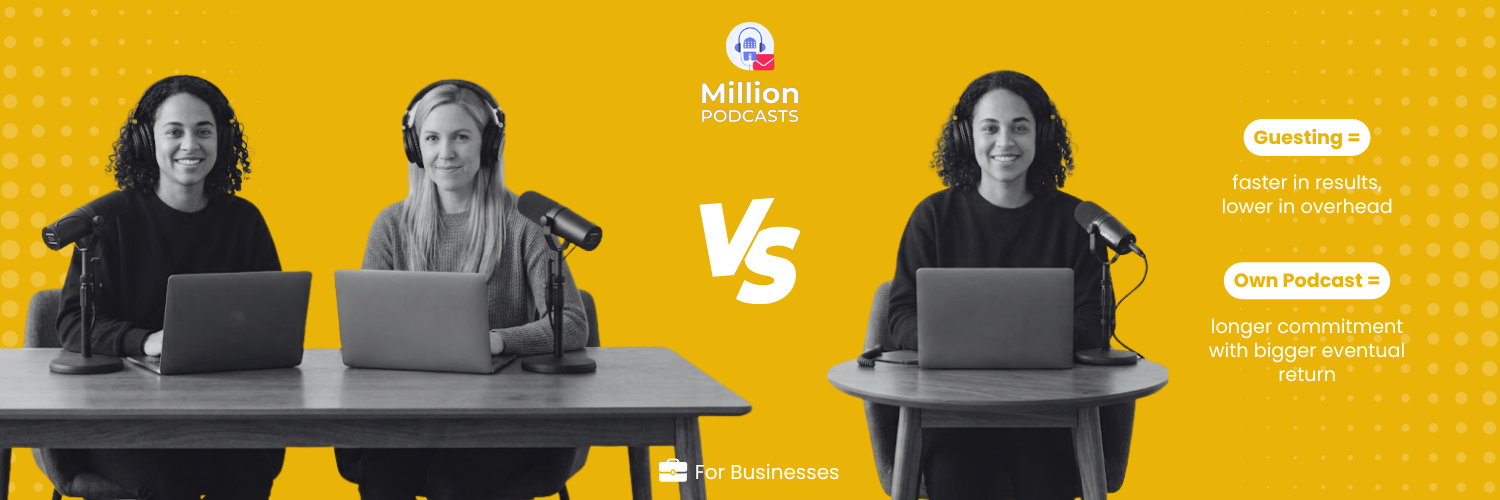 Podcast Guesting vs Starting Your Own Podcast Which Wins feature image