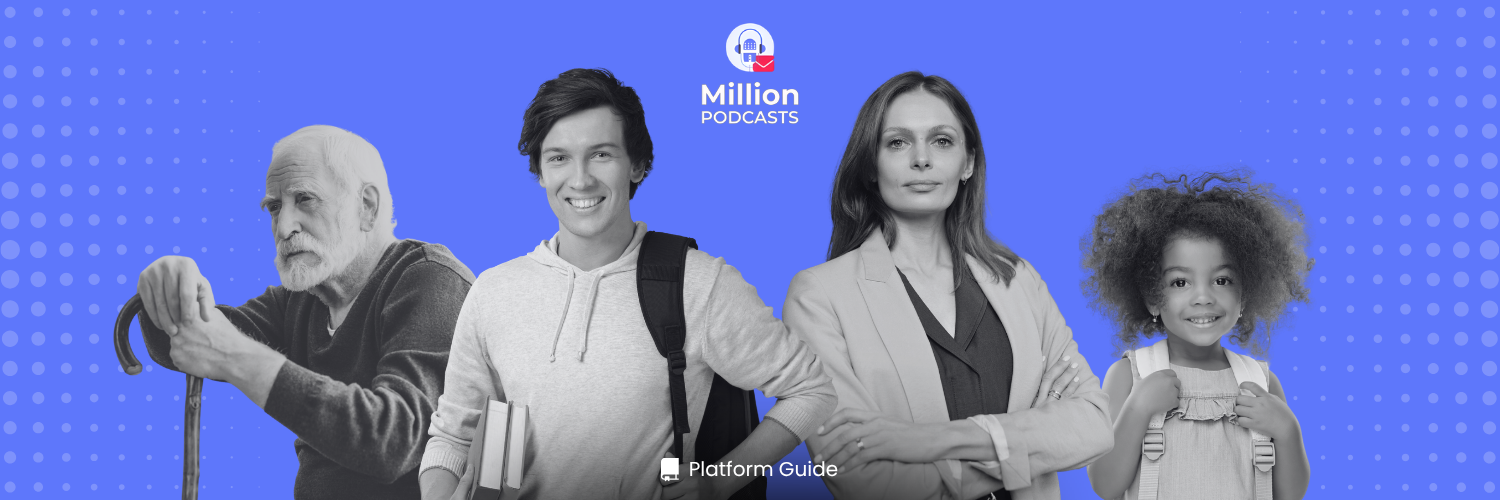 Find Podcasts by Audience Demographics on MillionPodcasts feature image