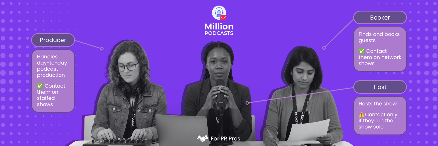 How to Find Podcast Producer and Booker Contacts (Not Hosts) feature image