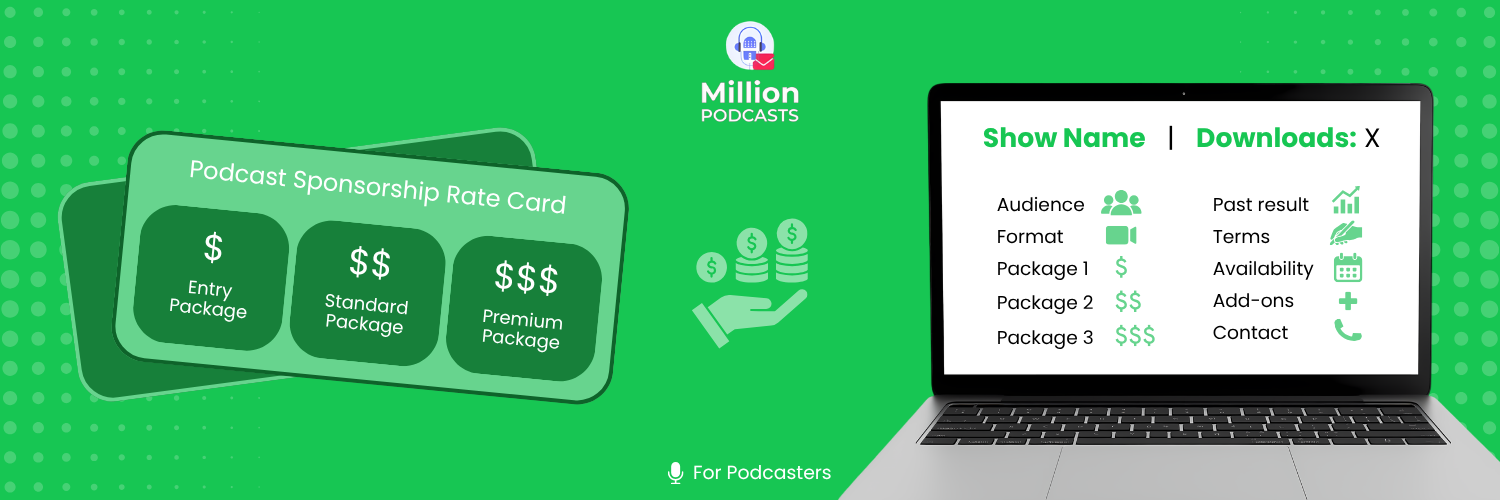 Podcast Sponsorship Rate Card Template 2026 Examples feature image
