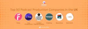 Top 50 Podcast Production Companies in UK feature image
